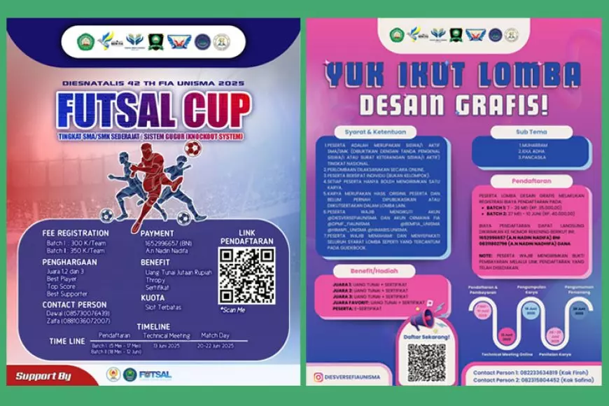 Dies Natalis ke-42 FIA UNISMA Hadirkan Lomba Nasional, Dorong Prestasi dan Kreativitas Pelajar