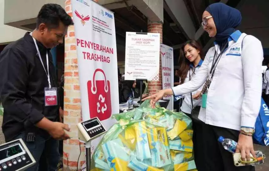 PNM Gelar Aksi Bersih-bersih Bersama 6.000 Karyawan, Dukung Pelestarian Lingkungan Lewat Bank Sampah