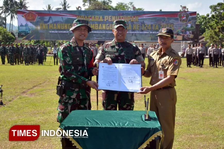 TMMD ke-124 Ditutup, Warga Desa Plalangan Jember Harapkan Manfaat Jangka Panjang