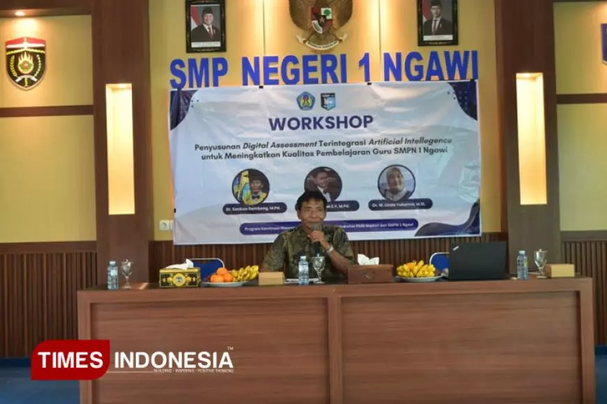 UNIPMA Madiun Gelar Pelatihan Penyusunan Digital Assessment Berbasis AI di SMPN 1 Ngawi