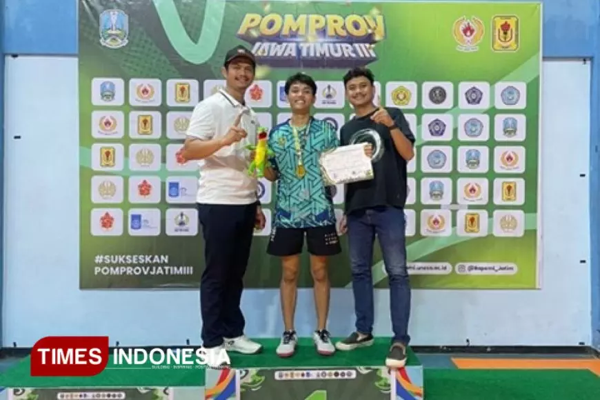 UNMER Malang Raih Medali Emas dalam Final Tenis Meja Tunggal Putra POMPROV III
