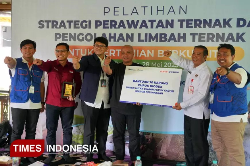 Jelang Idul Adha, Pupuk Kaltim Edukasi Peternak Lokal soal Perawatan dan Pengolahan Limbah Ternak