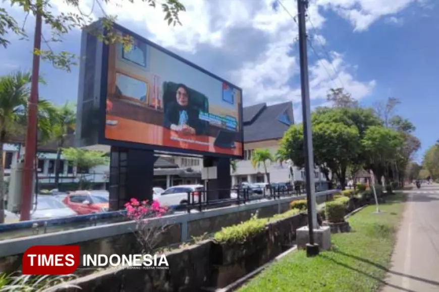 Dorong Digitalisasi Layanan, DPMPTSP Bontang Manfaatkan Videotron sebagai Media Informasi Investasi Modern