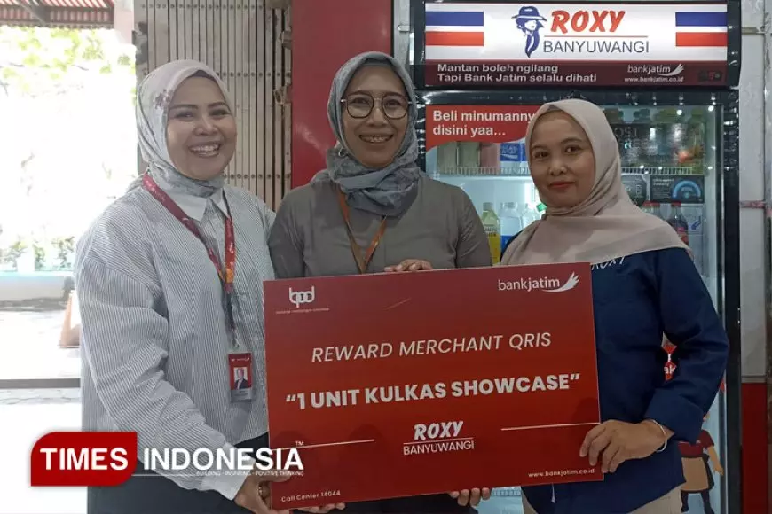 Jadi Merchant QRIS Terbaik, Roxy Mall Banyuwangi Dapat Reward dari Bank Jatim
