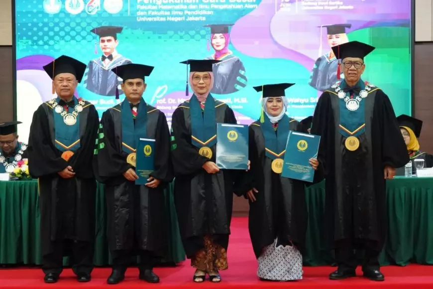 UNJ Kukuhkan 2 Gubes FMIPA dan 1 Gubes FIP