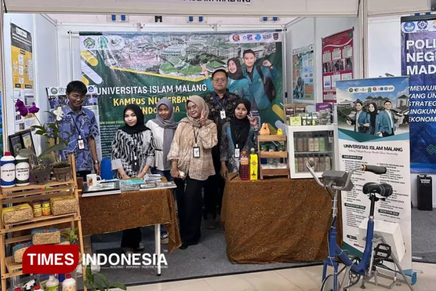 LPKIB UNISMA Pukau Pengunjung dengan Produk Inovasi Unggulan di Dies Natalis Polinema