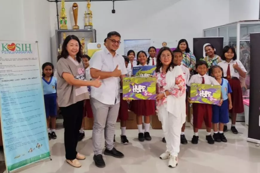 Axioo Donasi Laptop, Dukung Pendidikan Gratis Yayasan Kasih Pengharapan
