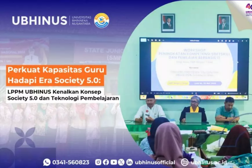 LPPM UBHINUS Malang Kenalkan Konsep Society 5.0 dan Teknologi Pembelajaran