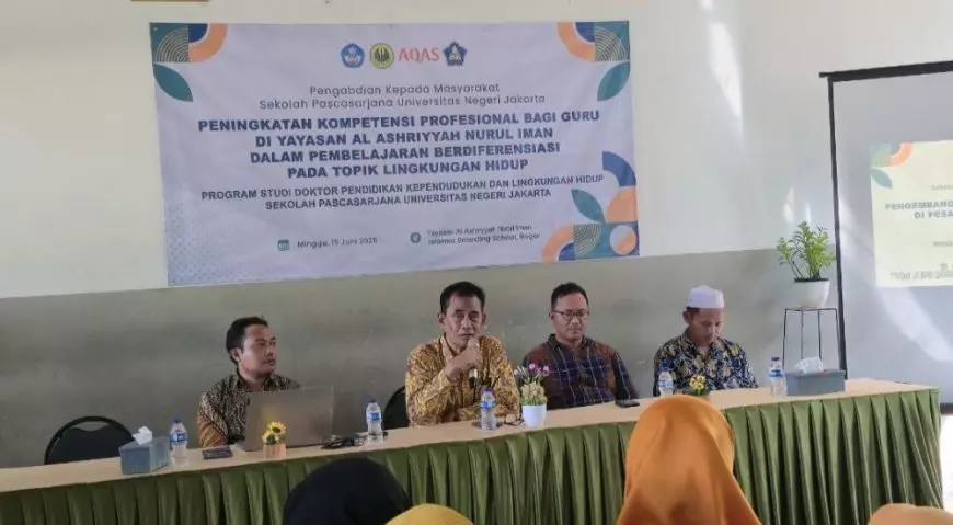 Tingkatkan Kompetensi Profesional, Tim Prodi S3 PKLH SPs UNJ Beri Pelatihan Bagi Guru di SMP Bogor