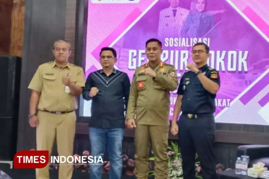 Satpol PP Jember dan Bea Cukai Gelar Sosialisasi Pencegahan Peredaran Rokok Ilegal