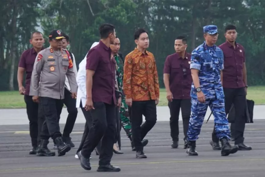 Wapres Gibran Tiba di Lanud Abdulrachman Saleh untuk Kunjungan Kerja di Blitar