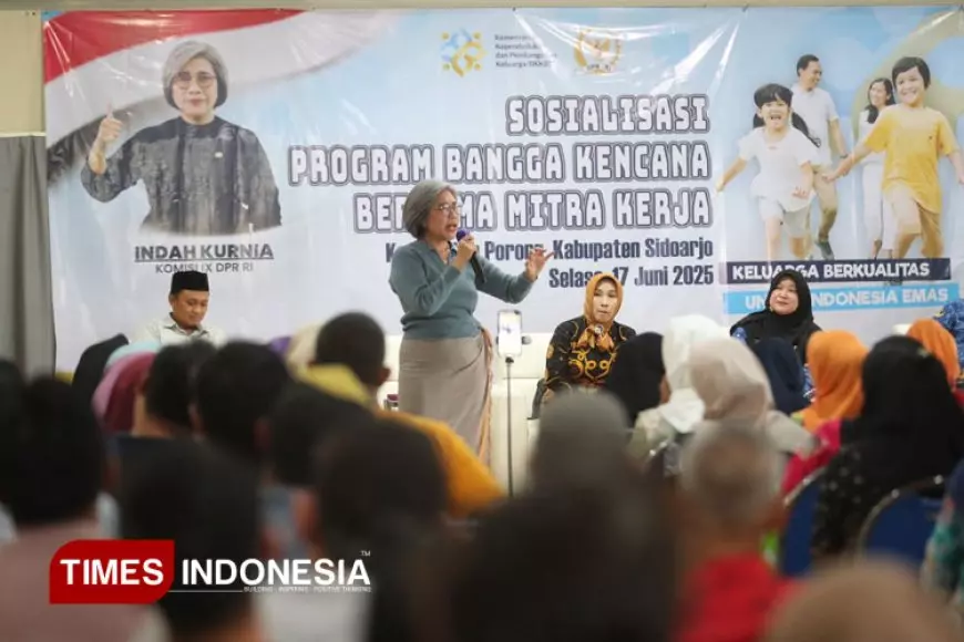 BKKBN Bersama Anggota DPR Indah Kurnia Sosialisasi Program Bangga Kencana