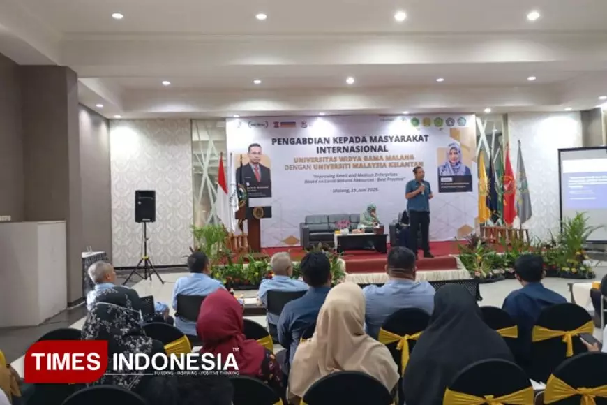Hadirkan Akademisi Malaysia, PkM Global UWG Malang  Bahas Praktik Terbaik Pemberdayaan UMKM
