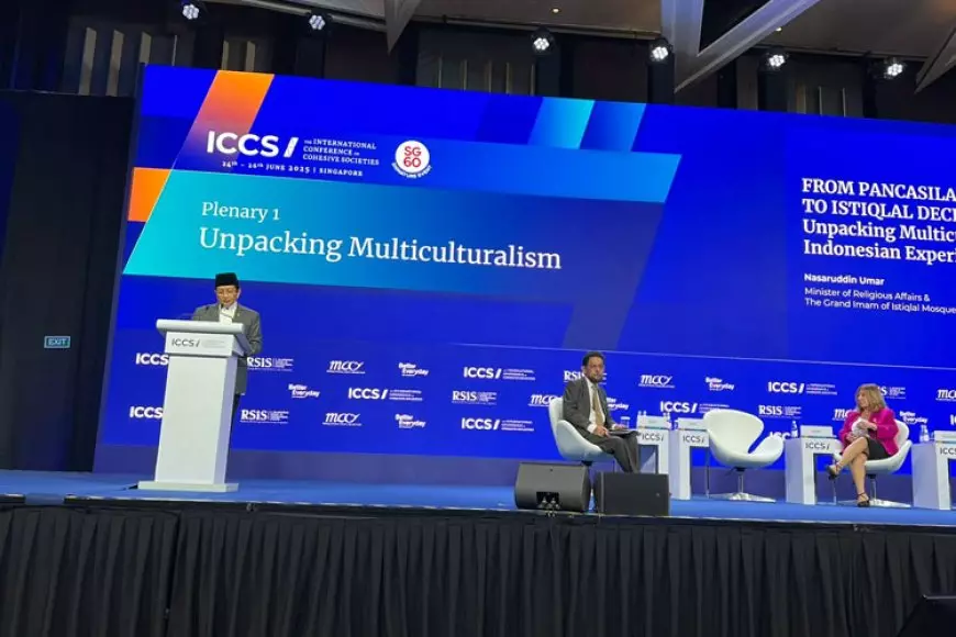 Menag Nasaruddin Umar Promosikan Pancasila dan Diplomasi Agama di Forum Internasional Singapura