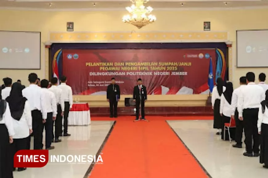 Direktur Polije Resmi Lantik 84 PNS Baru