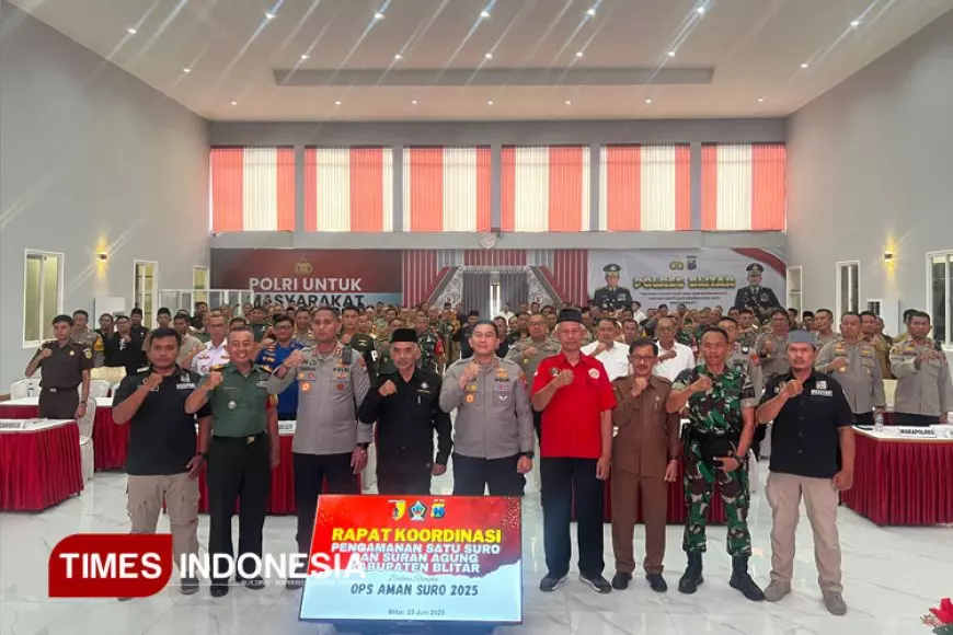 Kapolres Blitar Kutip Hadis Nabi: Semua Pihak Bertanggung Jawab Jaga Kondusivitas 1 Suro