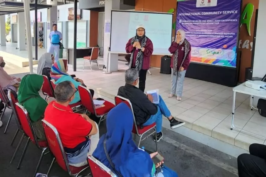Pedagang Pasar Sinpasa Didorong Mandiri Lewat Edukasi Produk Halal dan Pengelolaan Sisa Produk