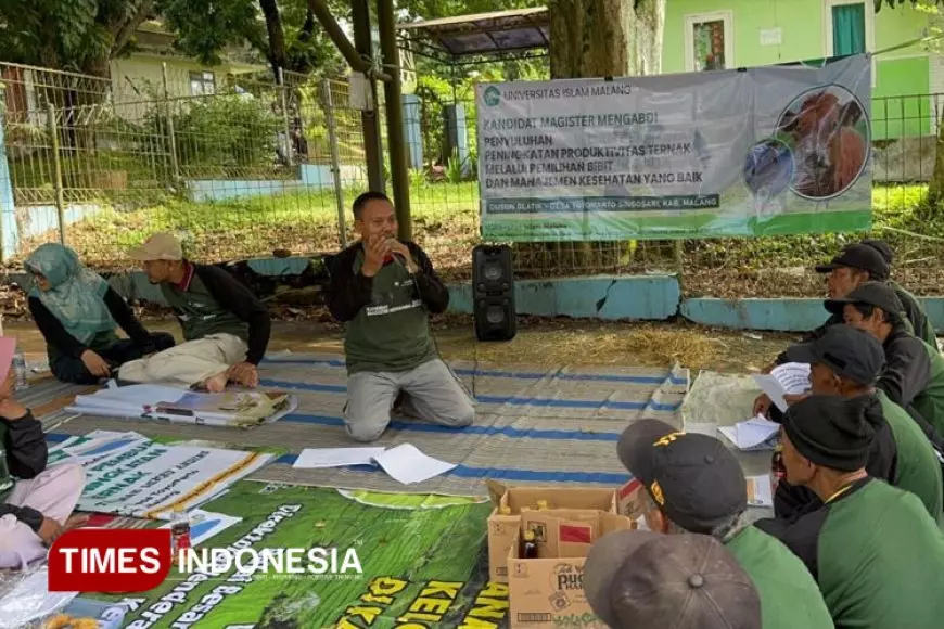 Mahasiswa KMM Unisma Malang Sosialisasi Peningkatan Produktivitas Ternak