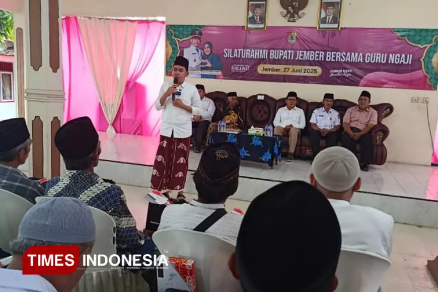 Bupati Jember Fawait Siapkan Tunjangan dan Beasiswa Khusus Anak Guru Ngaji