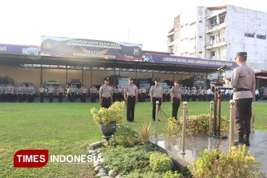 34 Personel Polres Mojokerto Kota Naik Pangkat