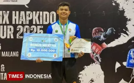Muhammad Mahir Qushoyyi, Mahasiswa Teknik Elektro UNISMA, Raih Medali Emas di Porprov IX Jatim