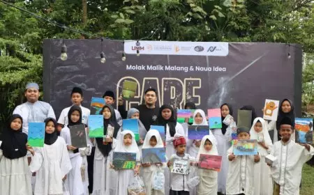 Komunitas Motor Malang Tebar Inspirasi Lewat Seni untuk Anak Panti