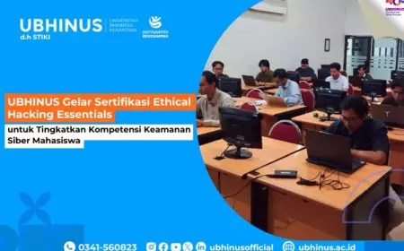 UBHINUS Gelar Sertifikasi Ethical Hacking Essentials untuk Tingkatkan Kompetensi Keamanan Siber Mahasiswa