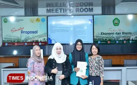Penguji Internasional dari Thailand Puji Mahasiswi FEB UNISMA yang Ungkap Peran Krusial Efikasi Diri dalam Wirausaha