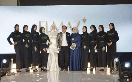 3rd Anniversary Elmaz Hijab Modeling School Dirayakan dengan Fashion Show Elegan Bernuansa Hijab