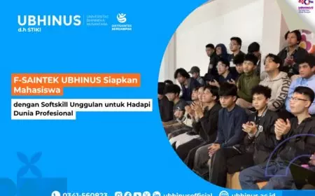 F-SAINTEK UBHINUS Siapkan Mahasiswa dengan Softskill Unggulan untuk Hadapi Dunia Profesional