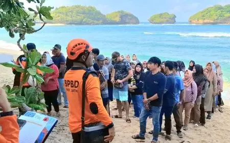 Perkuat Kesiapsiagaan, BPBD Jatim Gelar Simulasi Evakuasi Tsunami di Tiga Daerah