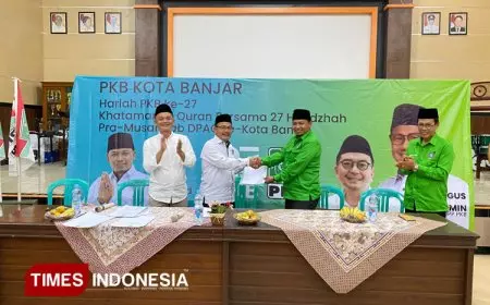 Khataman Al-Qur’an, Cara DPC PKB Kota Banjar Sambut Harlah PKB ke 27
