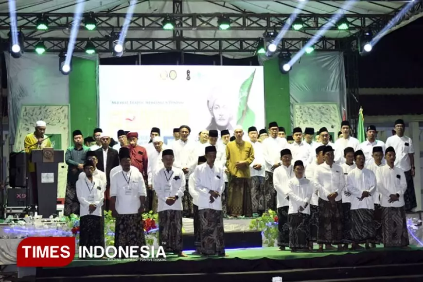 Pelantikan Pengurus MWC NU Grujugan, Ini Pesan Ketua PCNU Bondowoso