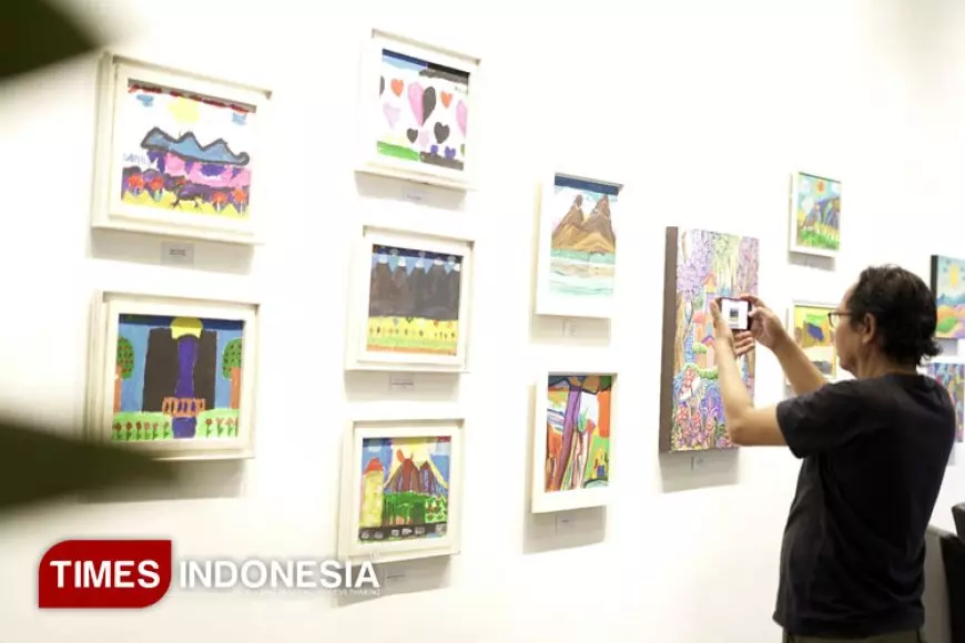 Infinite Color Artotel TS Suites Surabaya Jadi Panggung Ekspresi Anak-anak Istimewa