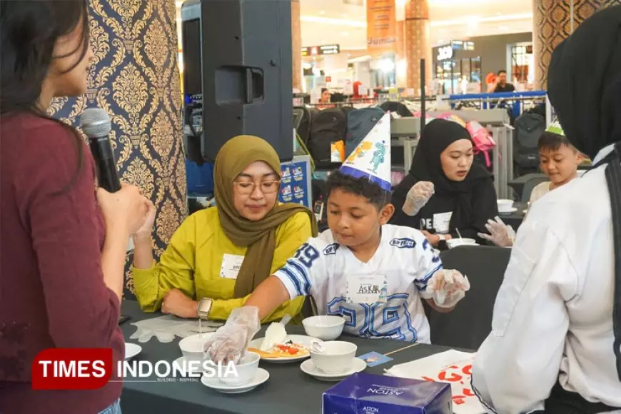 Asah Kreativitas di Momen Libur Sekolah, Anak-anak di Gresik Ikut Lomba Menghias Pancake