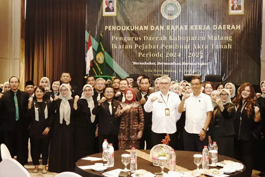 Pengukuhan dan Rakerda Pengurus IPPAT Kabupaten Malang 2024–2027 Bahas Transformasi Digital
