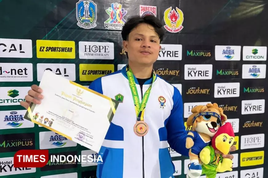 Mahasiswa Teknik Mesin UNISMA, Wahyu Aji Saputra, Raih Medali Perunggu di Porprov IX Jatim 2025