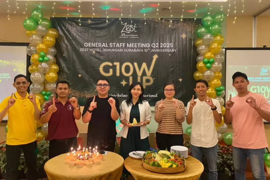 Zest Hotel Jemursari Surabaya Rayakan 10 Tahun Perjalanan Lewat Semangat G10W UP