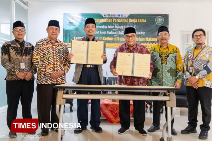 UNISMA dan BAZNAS Kota Malang Jalin Kerja Sama Strategis, Luncurkan Kedai Z-Coffee