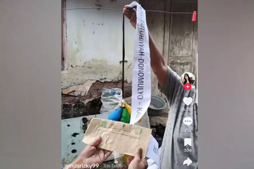 Balon MPLS MTs NU Donomulyo Jatuh di Trenggalek, Warga Dapat Uang Rp52 Ribu di Dalamnya