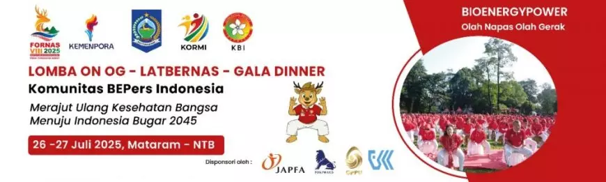 KBI di FORNAS VIII NTB 2025: Merajut Ulang Kesehatan Bangsa Menuju Indonesia Bugar 2045