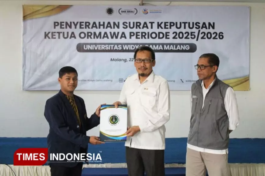 Penyerahan SK Ketua Ormawa UWG 2025/2026: Rektor Tekankan Peran Strategis Organisasi Kemahasiswaan