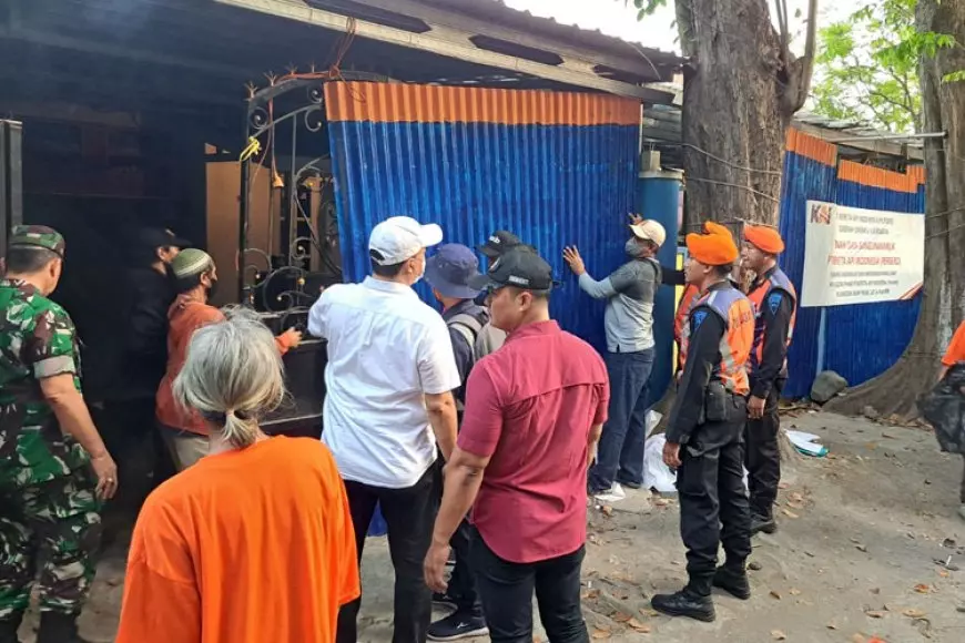 KAI DAOP 8 Melakukan Penertiban Aset