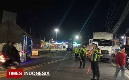 Siang Malam, Polresta Banyuwangi Urai Kepadatan di Jalur Pelabuhan Ketapang