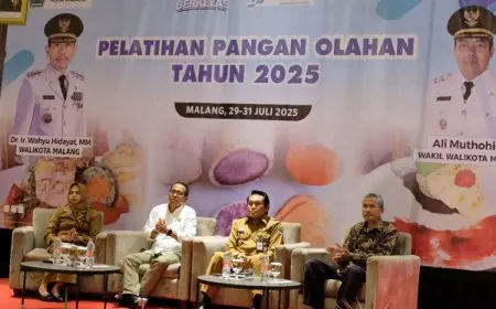 UWG Dukung Pangan Lokal, Prof. Dr. Ir. Moh Su’i Jadi Narasumber Pelatihan Pangan Olahan di Kota Malang