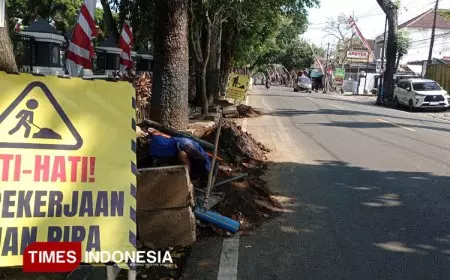 Jaringan Pipa Air Siap Minum Prima Dipasang, Prioritas Melayani Kawasan Perkantoran