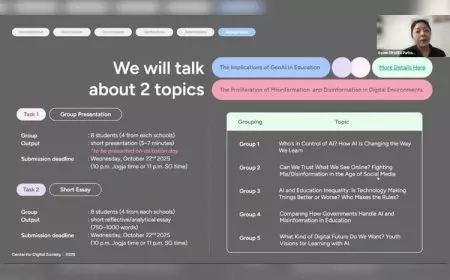 UGM, MGS Singapura, dan SMA Stella Duce Yogyakarta Bersinergi Dorong Literasi AI Pelajar ASEAN