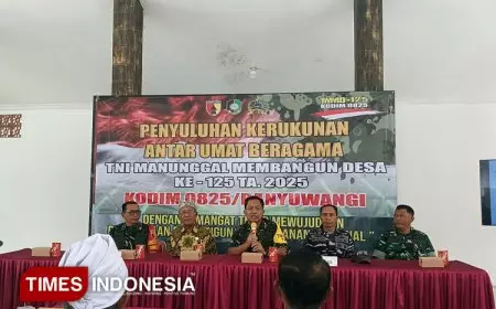 Harmonikan Keragaman, Warga Banyuwangi Dapat Edukasi Soal Toleransi Lewat TMMD