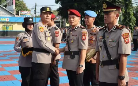 Dua Perwira Polres Majalengka Dimutasi, Kapolres Sampaikan Pesan Penting