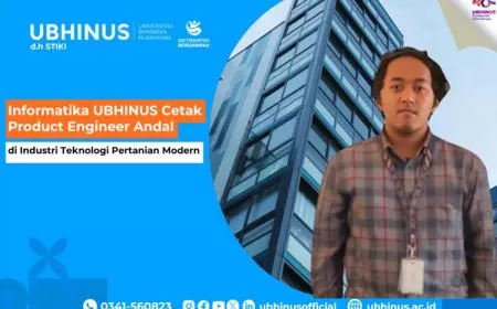 Informatika UBHINUS Cetak Product Engineer Andal di Industri Teknologi Pertanian Modern
